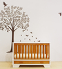 Juego de cuna y cambiador bicolor, muebles para beb&eacute;s